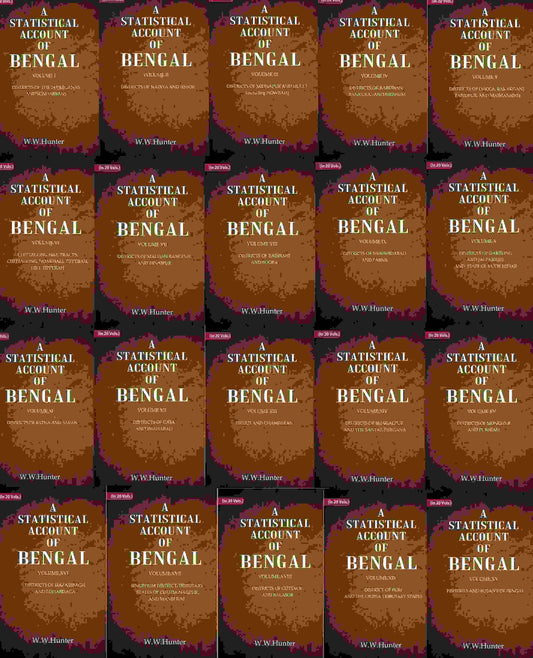 A Statistical Account of Bengal 20 Vols. Set - Gyan Books 
