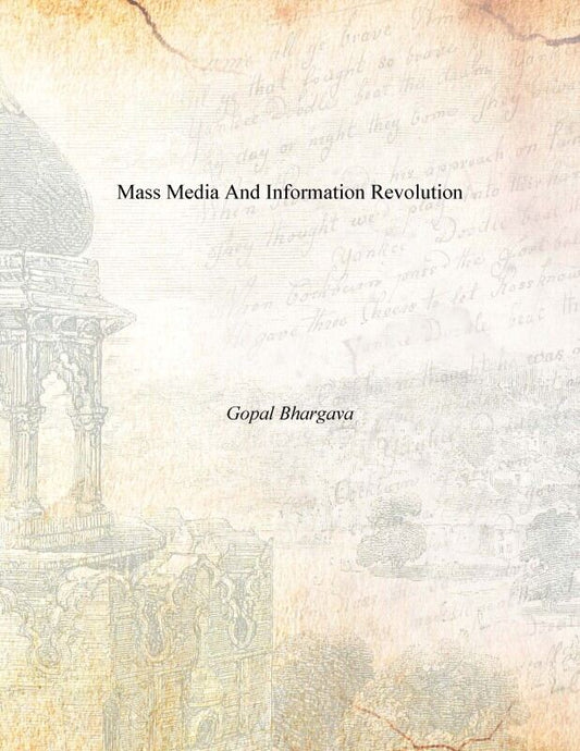 Mass Media and Information Revolution - Gyan Books 