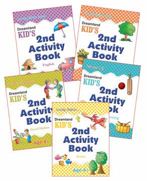 Dreamland Kid's 2nd Activity Age 4+ - Pack (5 Titles)