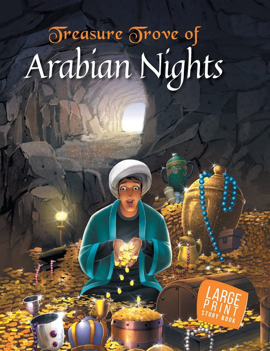 Treasure Trove of Arabian Nights : Large Print - Om Books 
