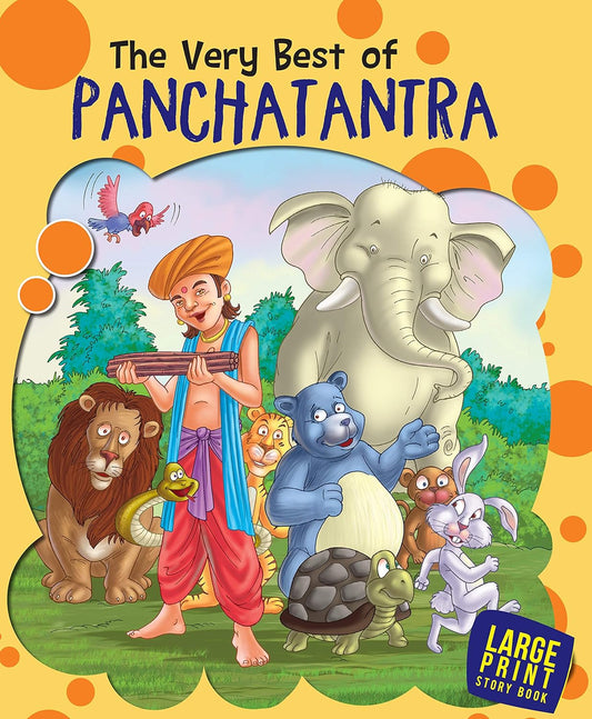 The Very Best of Panchatantra : Large Print (Binder) - Om Books 