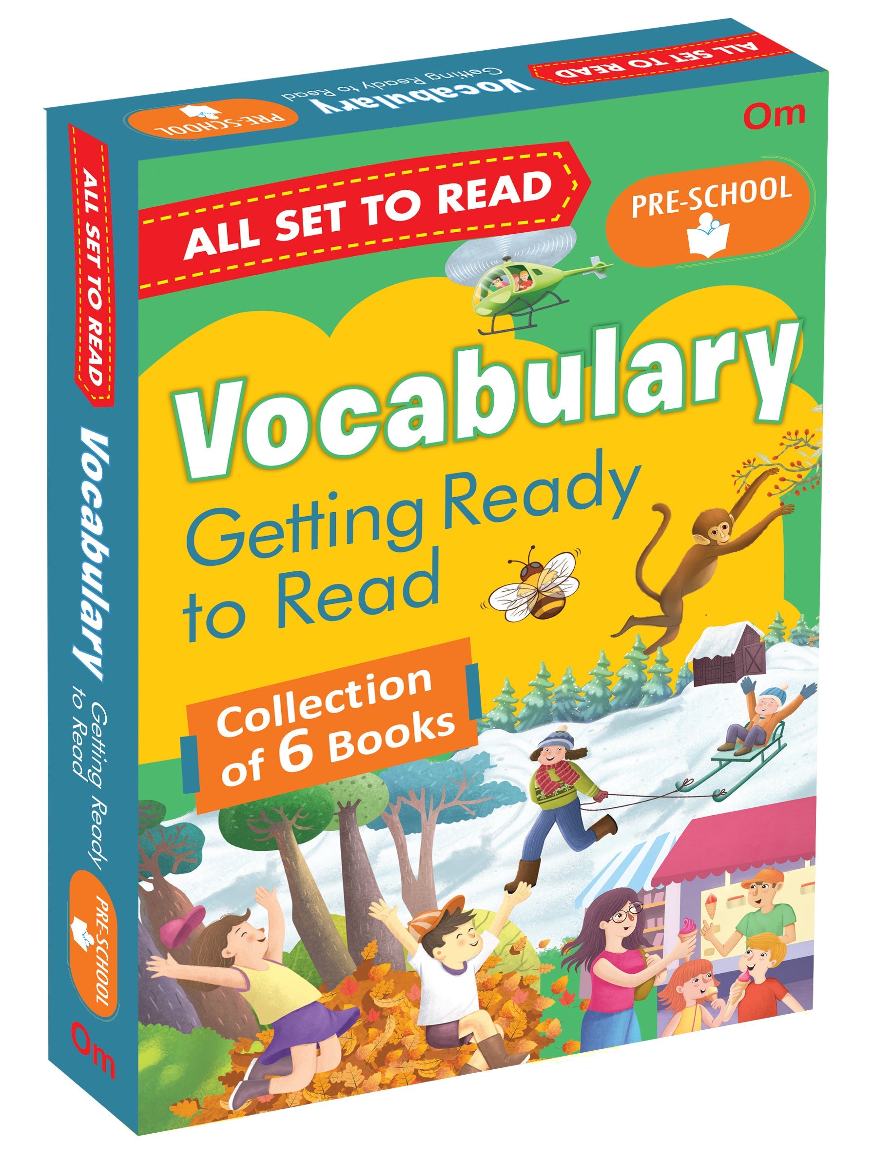 All Set Read Preschool Collection of 6 Books - Om Books