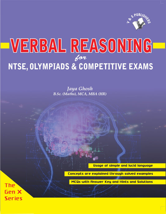Verbal Reasoning by Jaya Ghosh  Grab2Buy V&S Publishers Grab2Buy