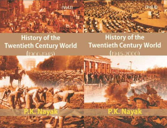 History of the Twentieth Century World (1900-1945) (1945-2000) 2 Vols. Set - Gyan Books 