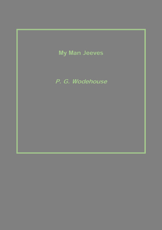 My Man Jeeves - Gyan Books