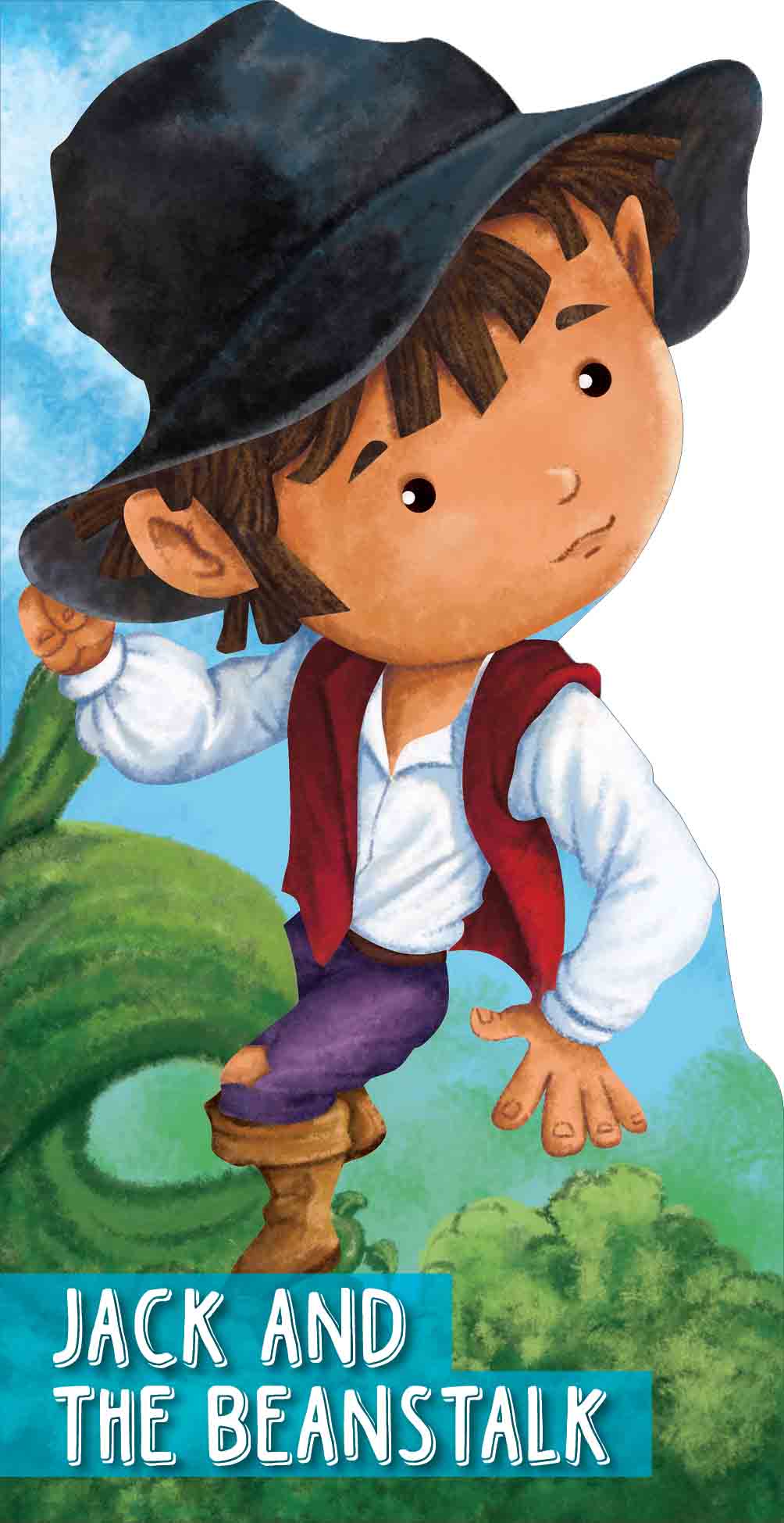 Jack and the Beanstalk : Cutout Story Book - Om Books 
