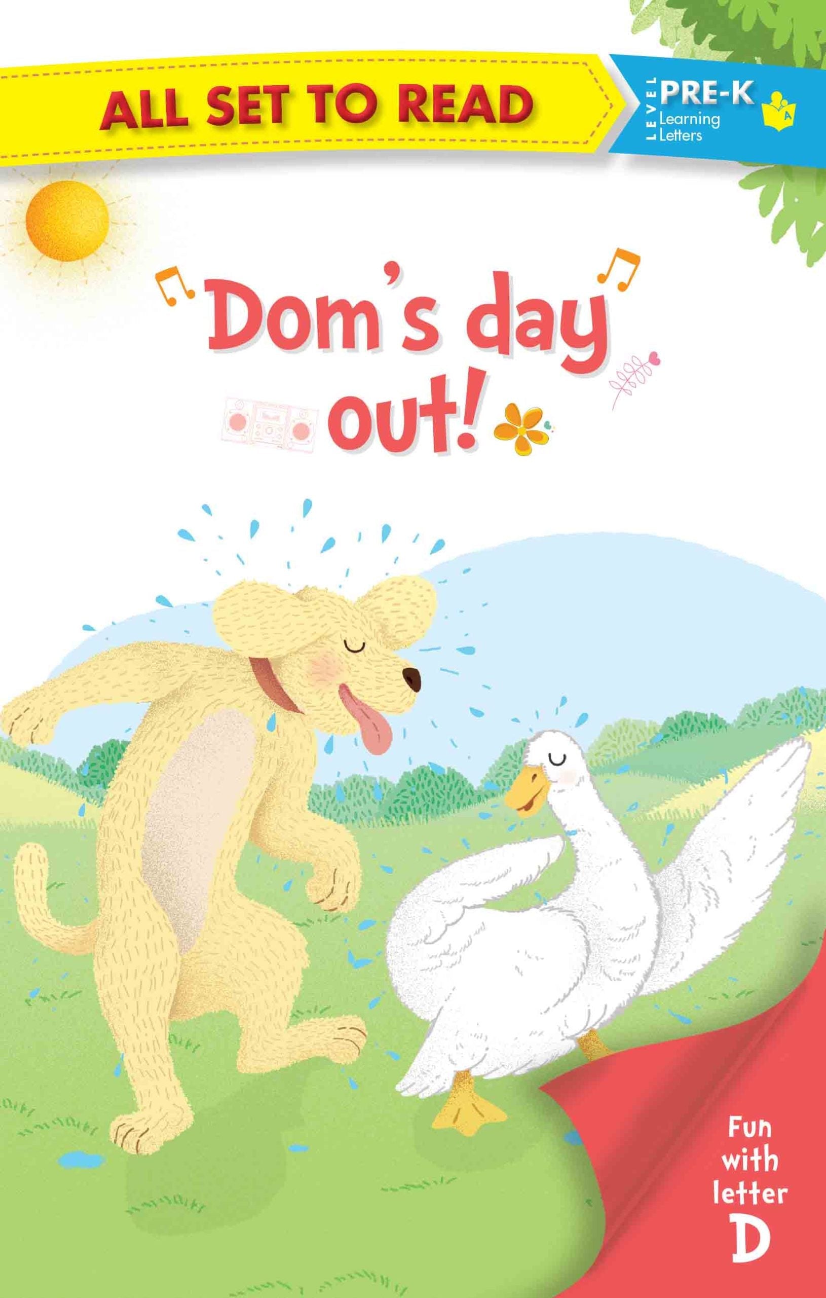 All set to Read fun with Letter D Doms Day Out - Om Books 