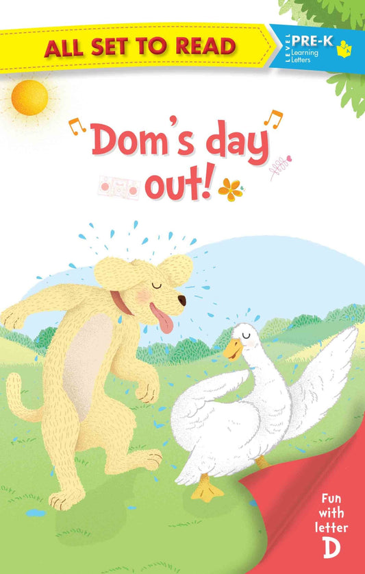 All set to Read fun with Letter D Doms Day Out - Om Books 