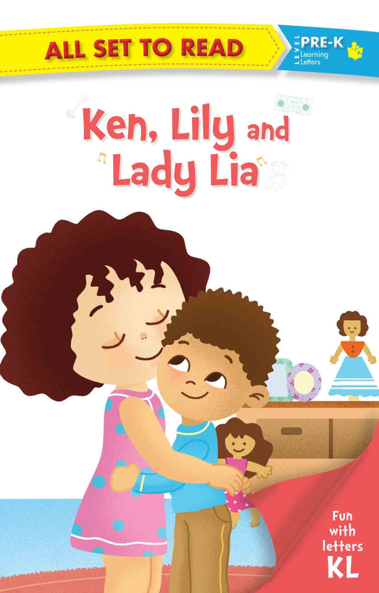 All set to Read fun with Letter K L Ken Lily and Lady Lia - Om Books 