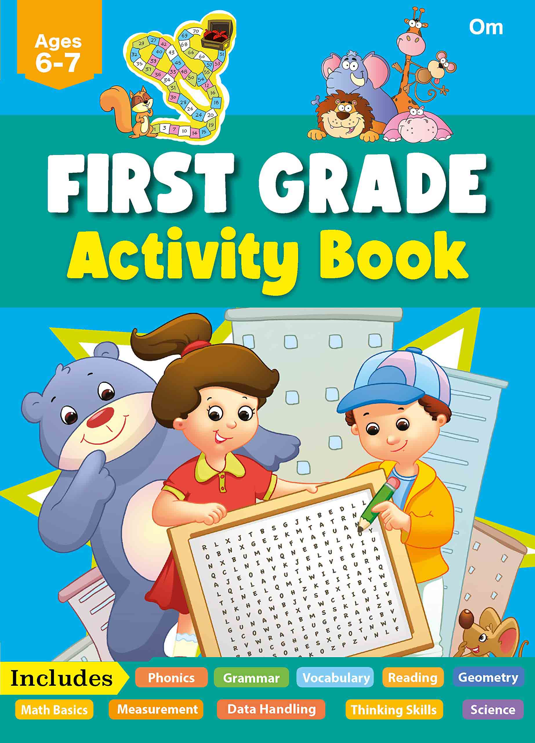 Jumbo Smart Scholars- Grade 1 Workbook Activity Book - Om Books