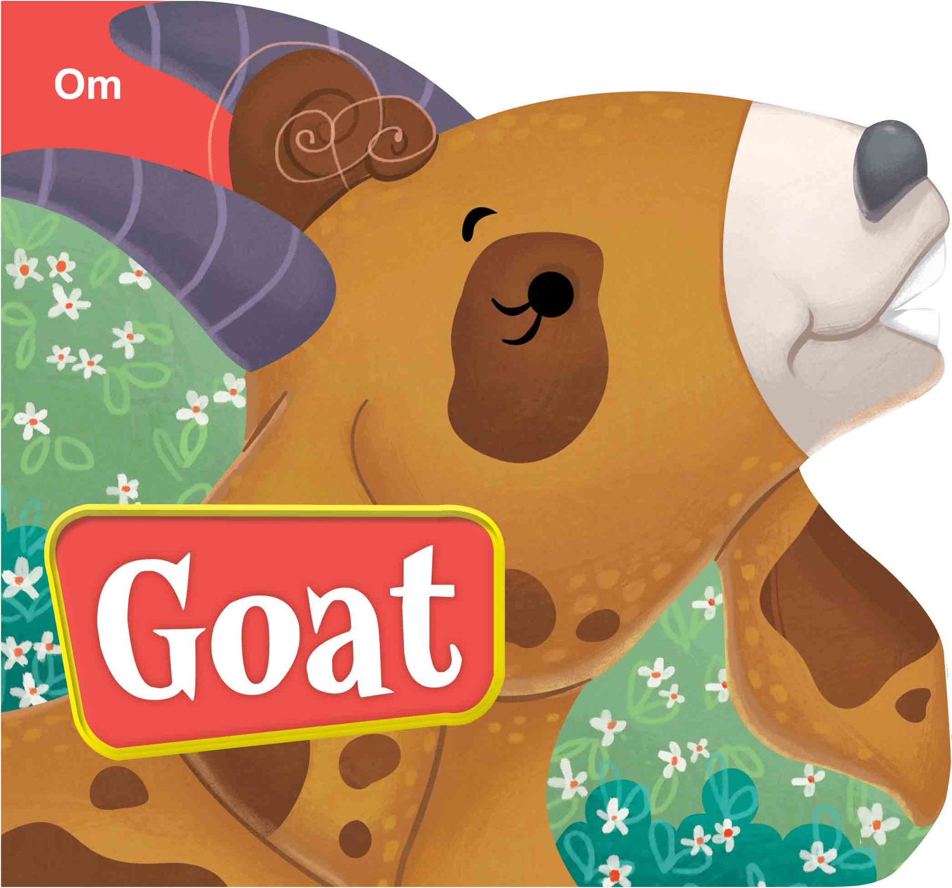 Goat : Cutout Board Book - Om Books 