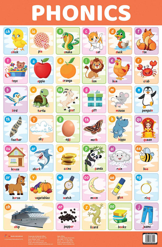Phonics : Charts - Om Books 