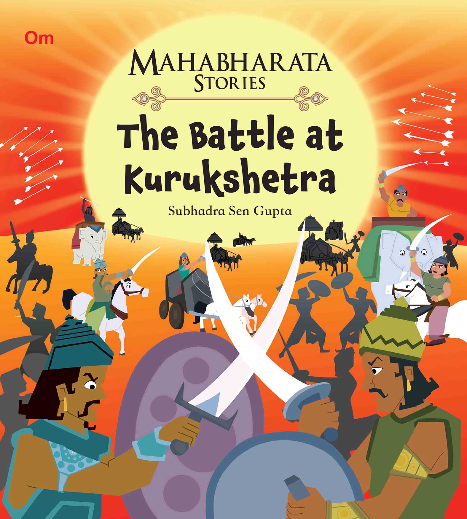 The Battle at Kurukshetra : Mahabharata Stories - Om Books 