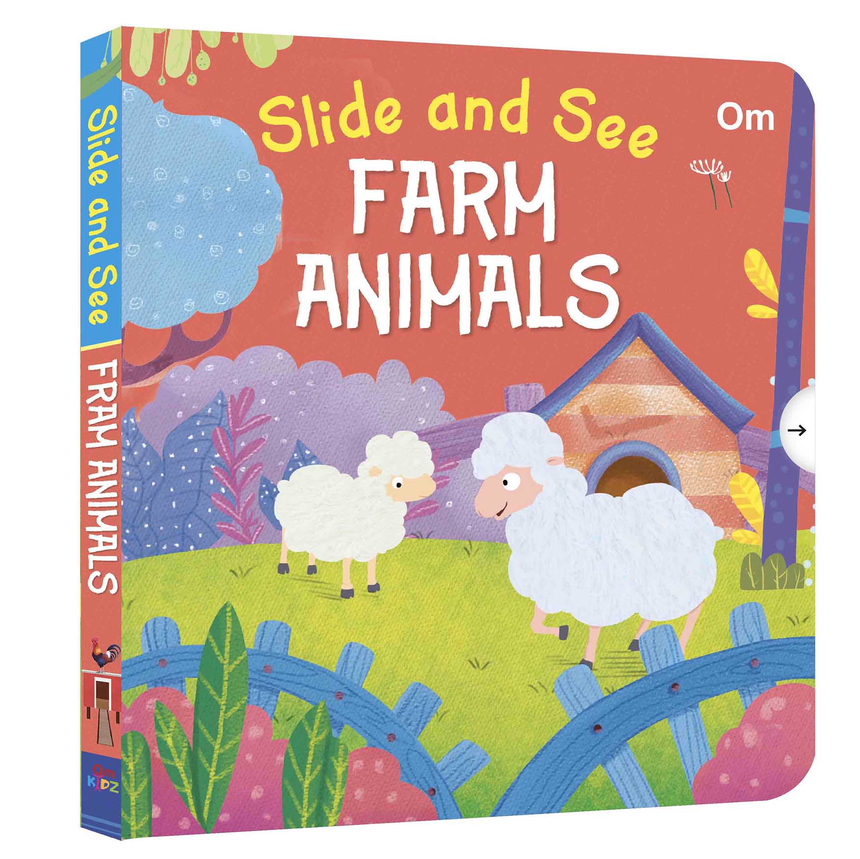 Slide and See Farm Animals - Om Books