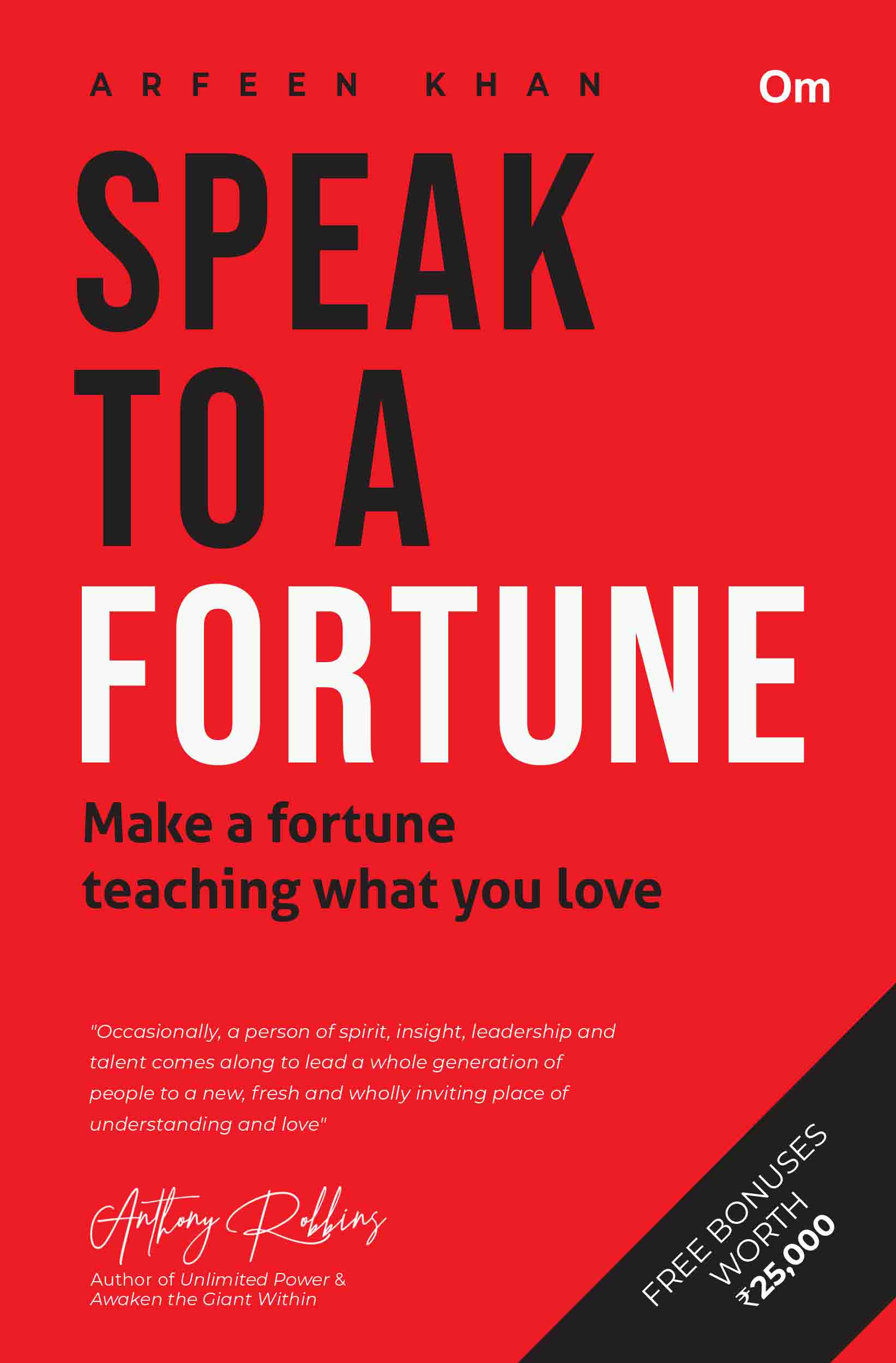 Speak to a Fortune by Arfeen Khan - Om Books - Distacart