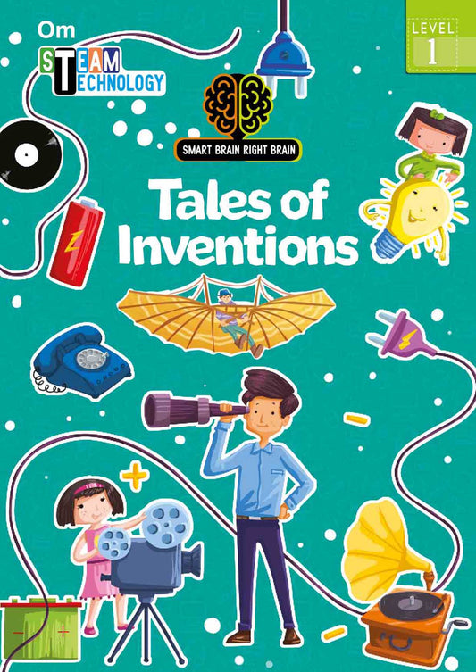 Smart Brain Right Brain Technology Level 1 : Tales of Inventions - Om Books