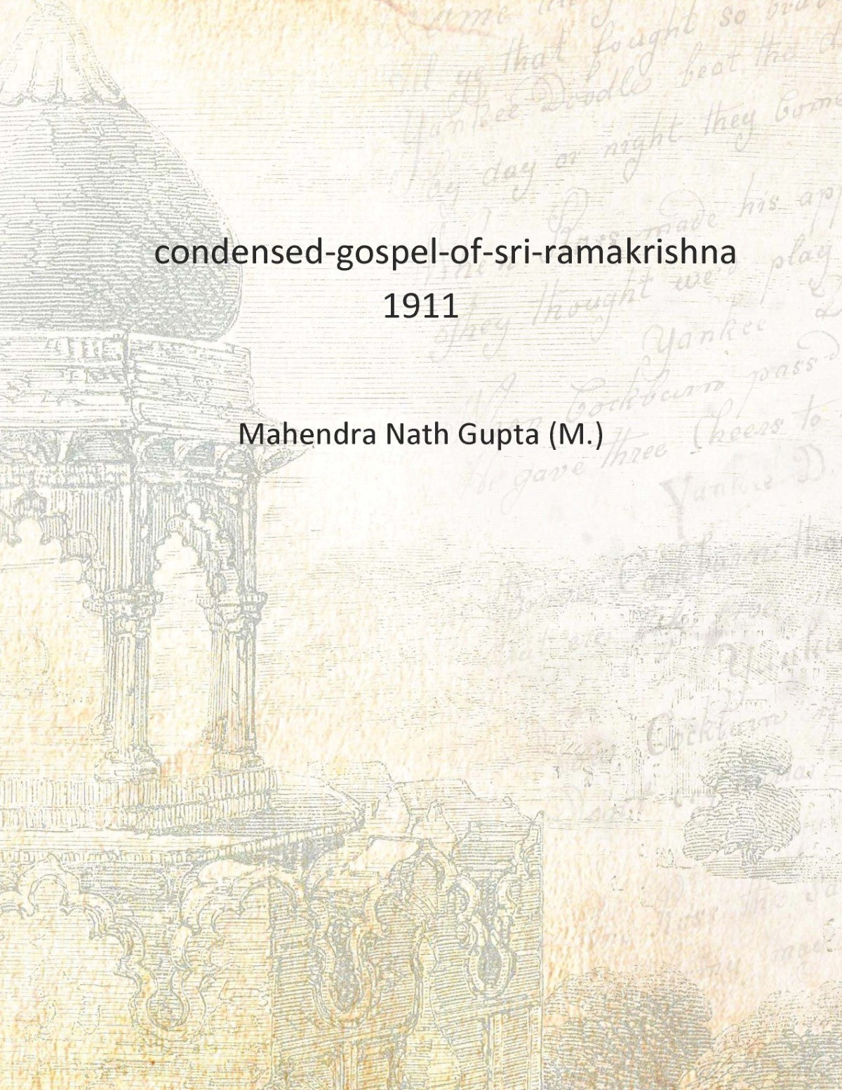 condensed gospel of sri ramakrishna - Gyan Books 