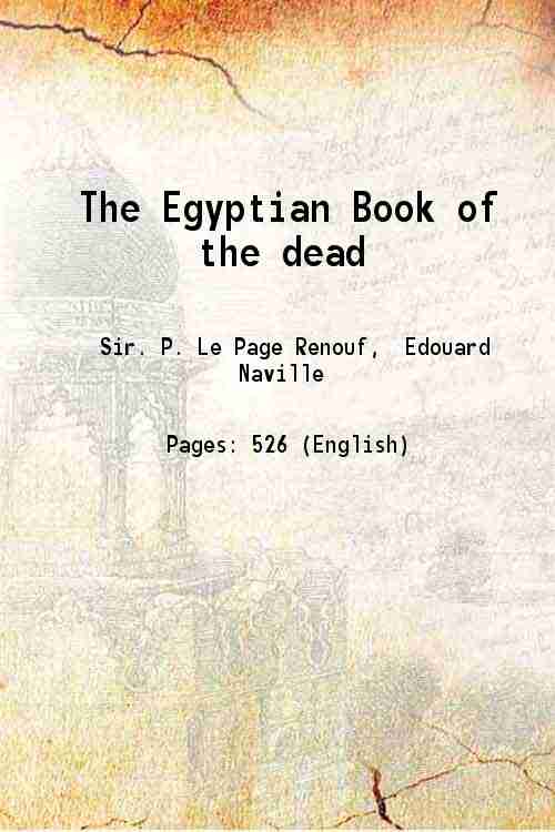 The Egyptian Book of the dead: Translation and commentary - Gyan Books  Grab2Buy Gyan Books Grab2Buy