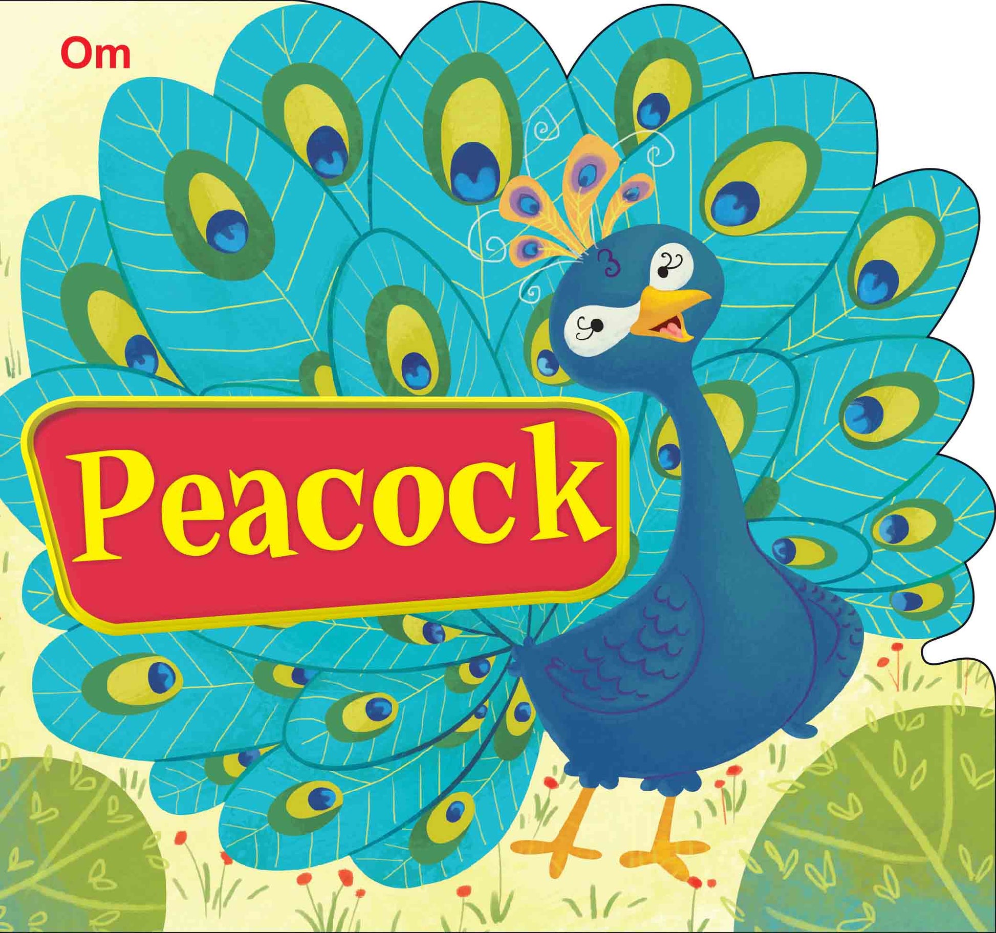Peacock : Cutout Board Book - Om Books 