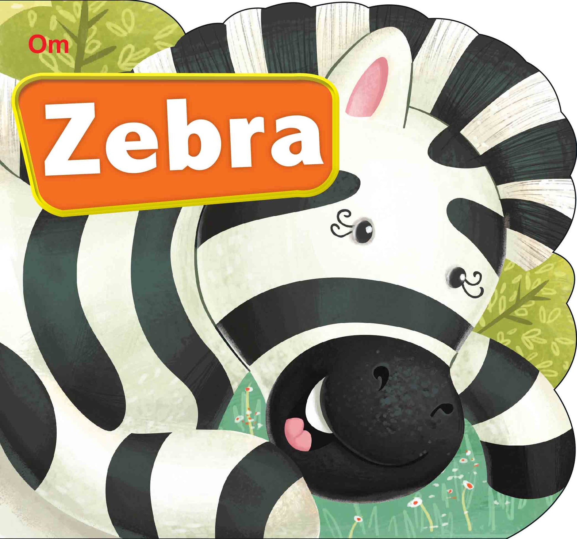 Zebra : Cutout Board Book - Om Books 