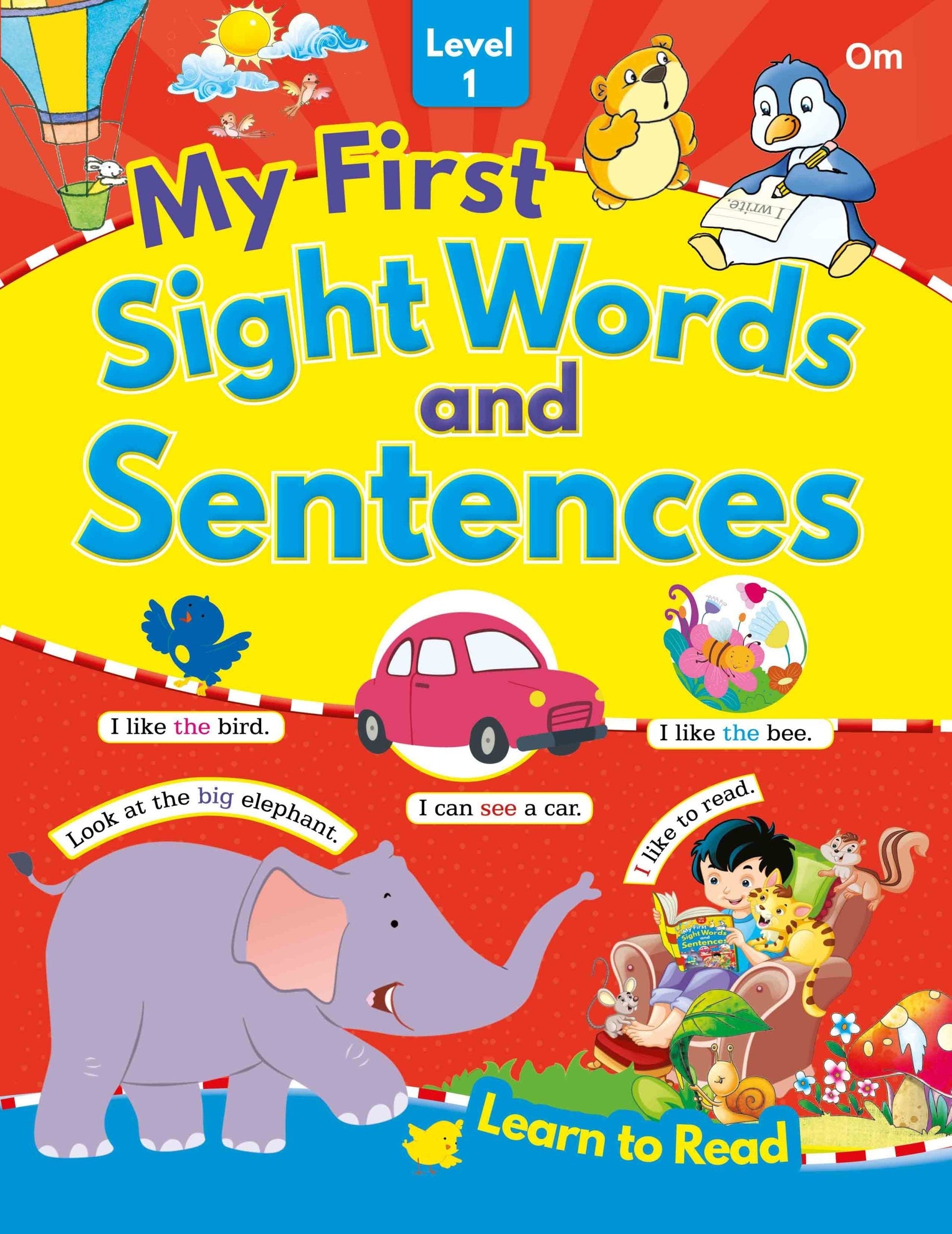 My First Sight Words and Sentences Level 1 - Om Books 
