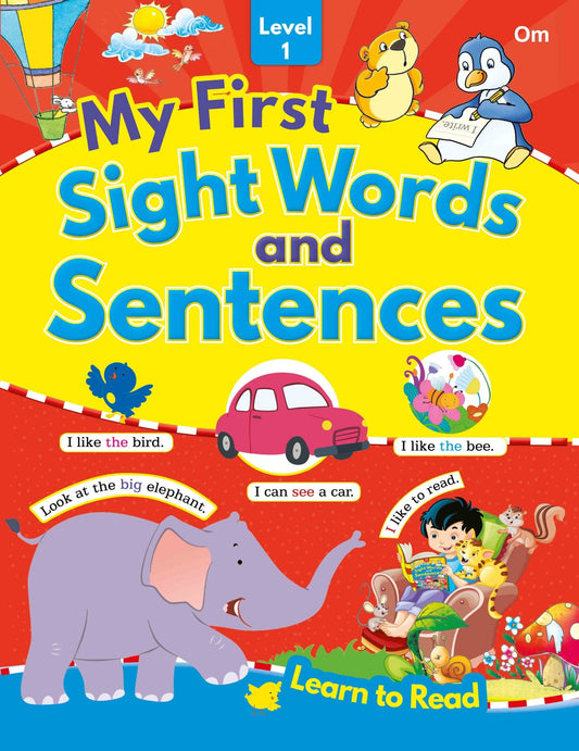 My First Sight Words and Sentences Level 1 - Om Books 
