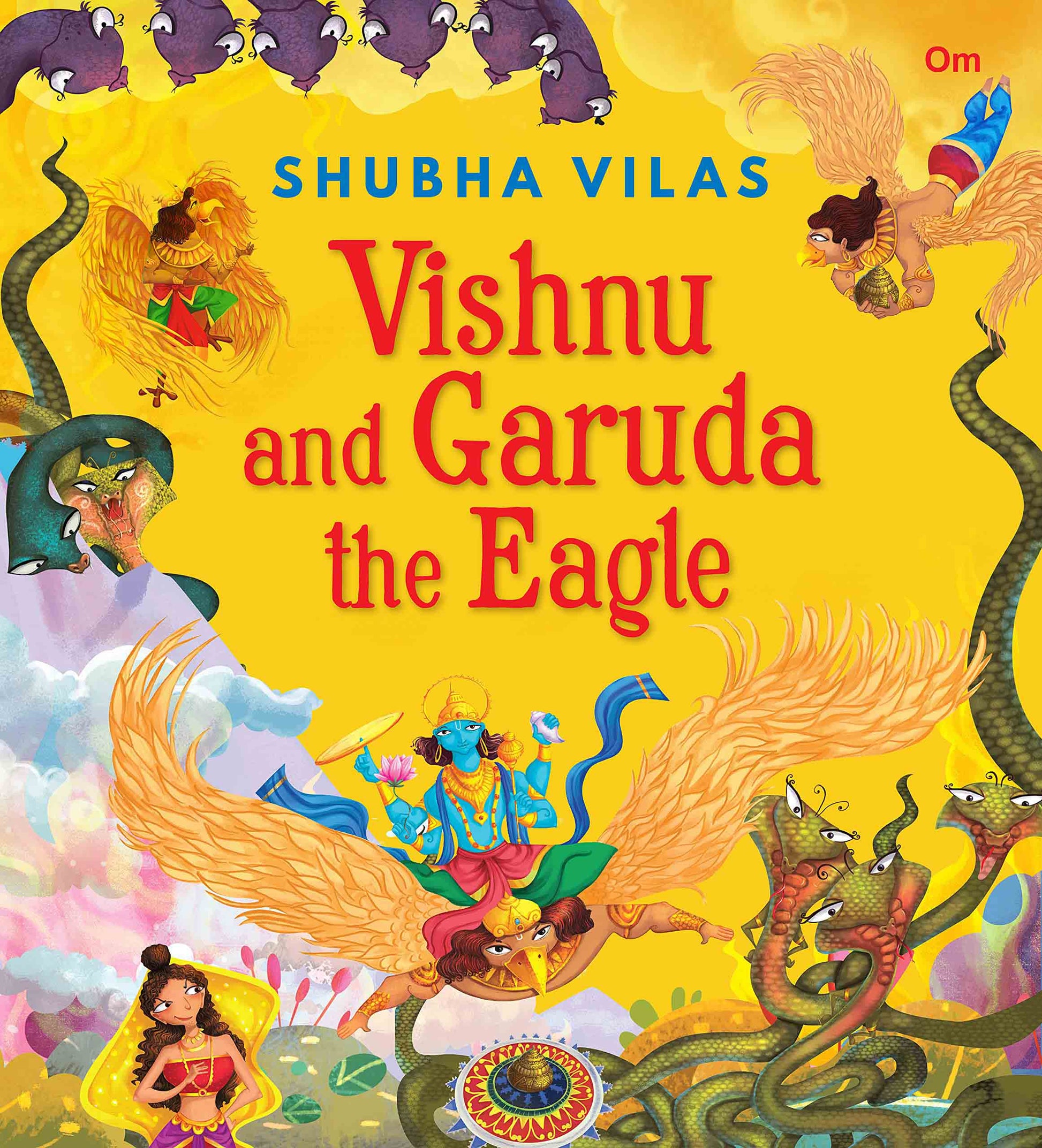 Vehicles of Gods : Vishnu and Garuda the Eagle - Om Books 