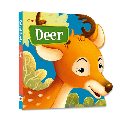 Deer : Cutout Board Book - Om Books 