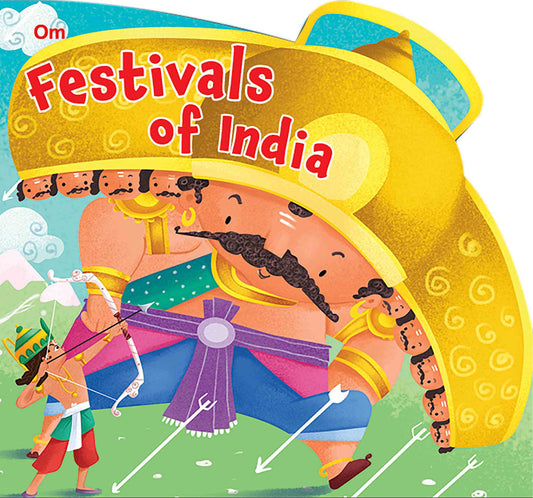 Festivals of India : Cutout Board Book - Om Books 