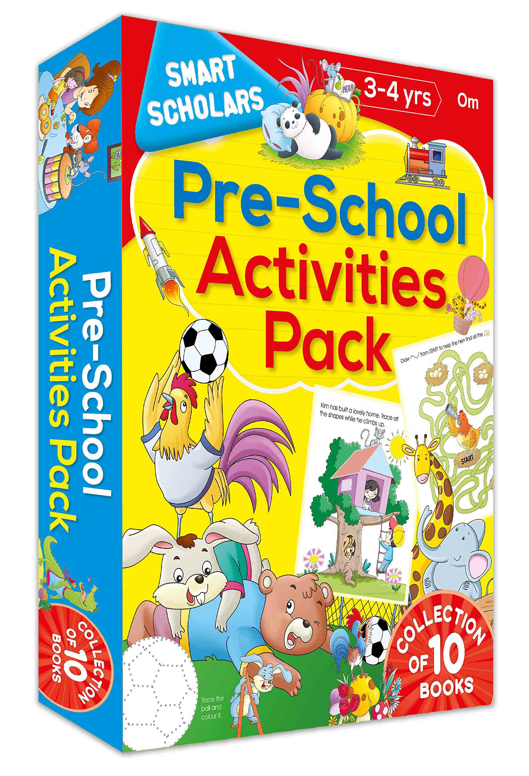 Smart Scholars Pre-School Activities Pack (Box) - Om Books