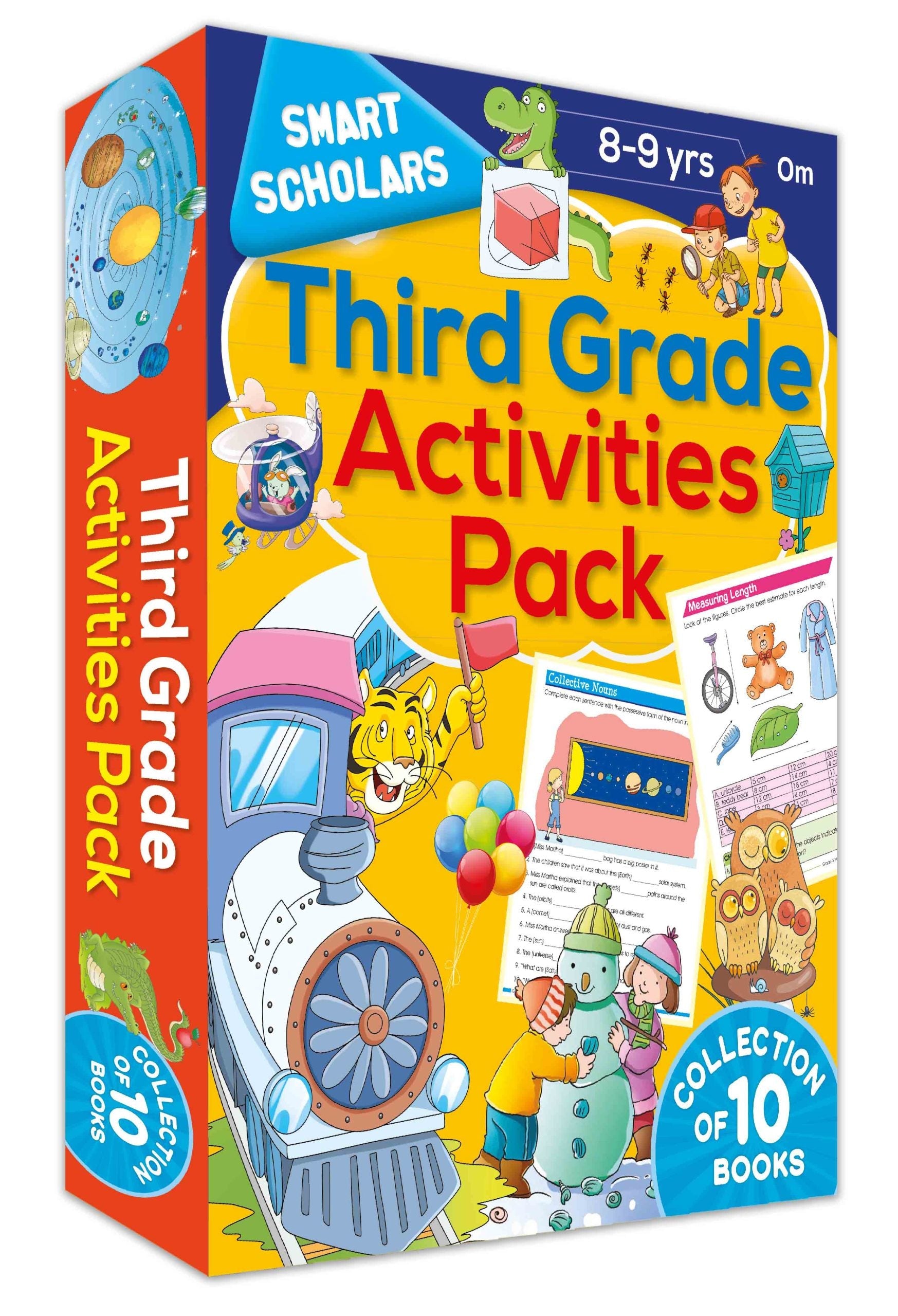 Smart Scholars Third Grade Activities Pack (Box) - Om Books