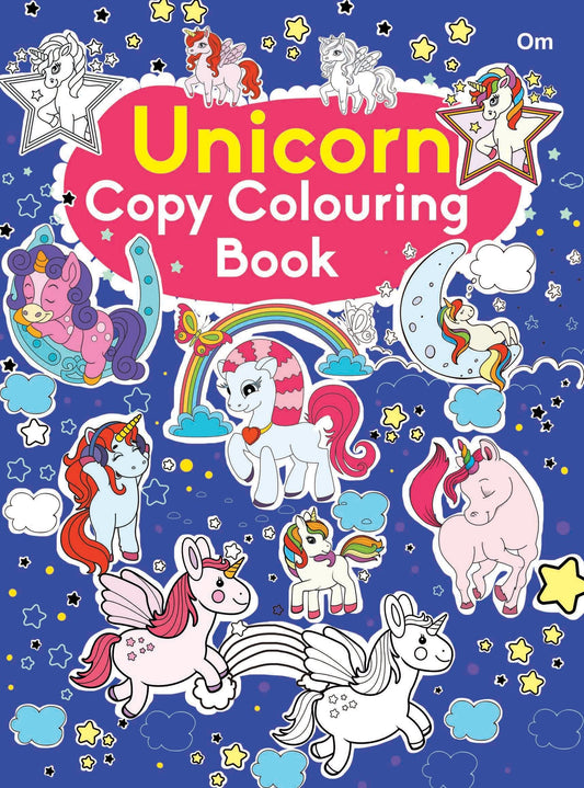 Unicorn Copy Colouring Book - Om Books - Swadesiicart