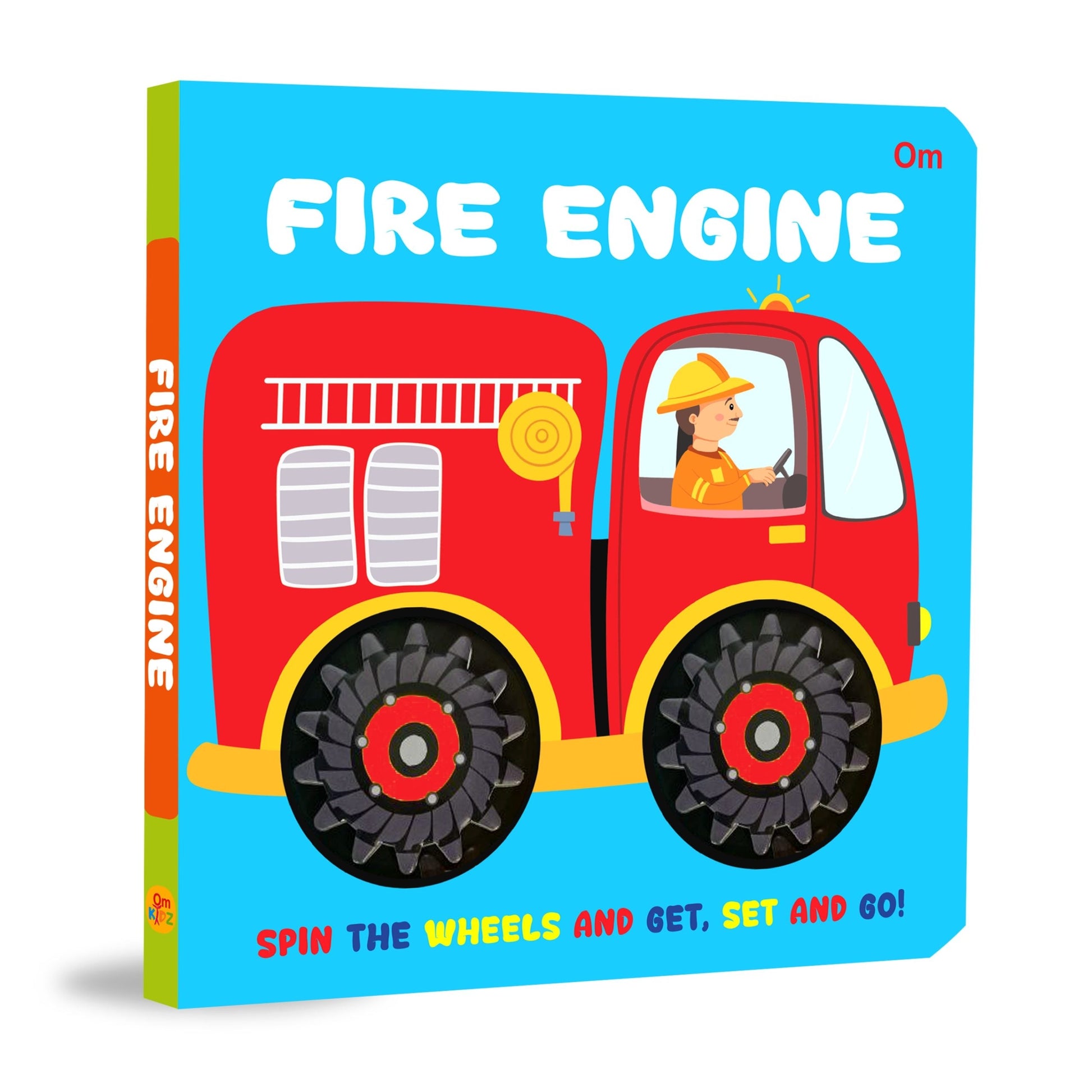 Wheel Books-Fire Engine - Om Books  Grab2Buy Om Books Grab2Buy
