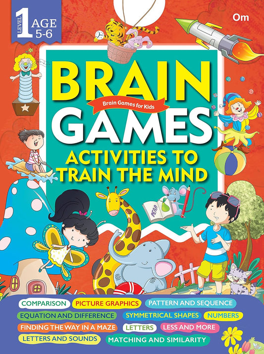Brain Game Activity to Train The Mind level - 1 - Om Books