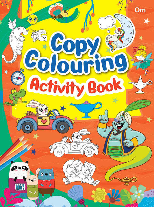 Copy colouring Activity book - Om Books