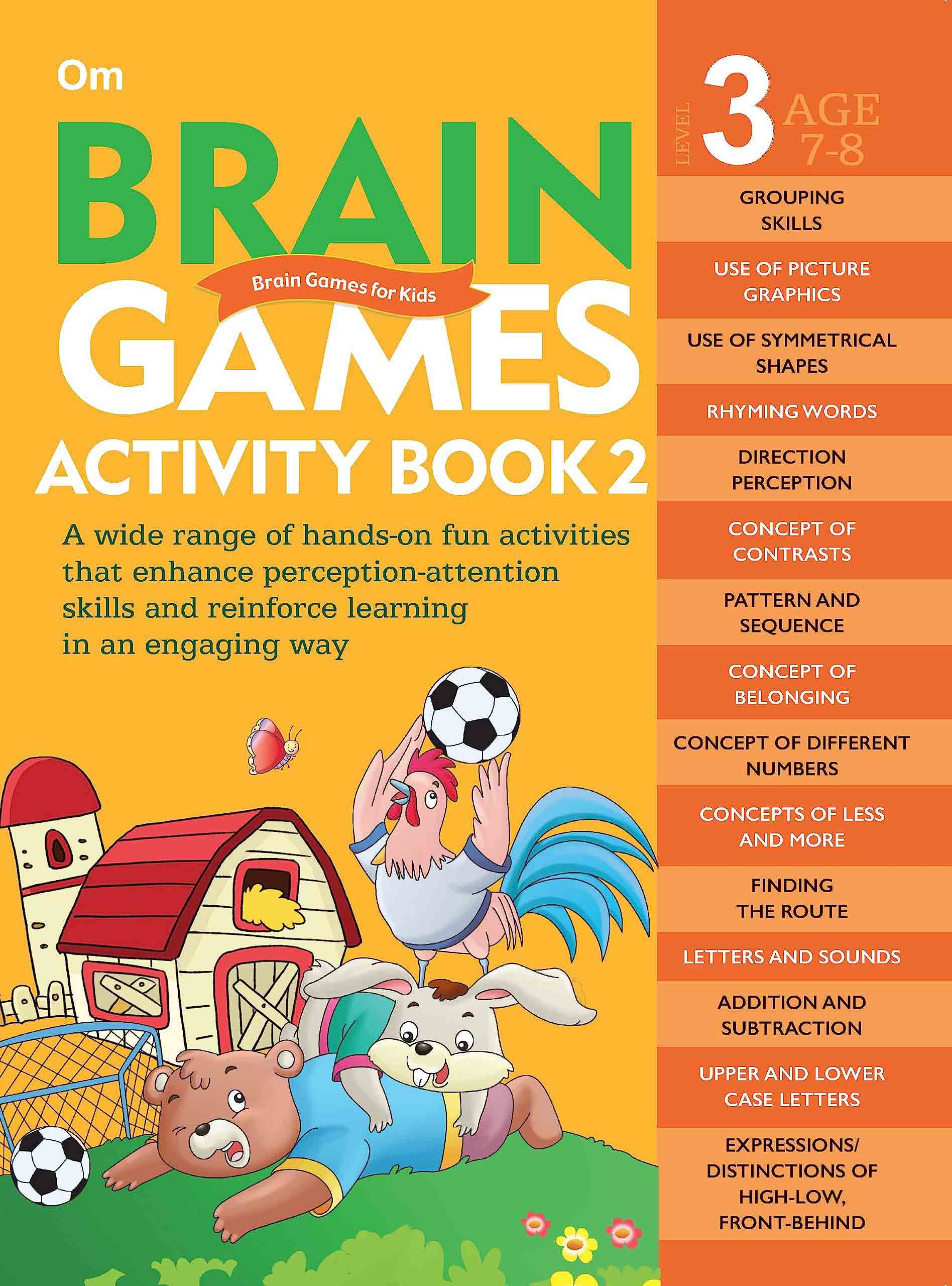 Brain Games Activity Books- 2 Level - 3 - Om Books 