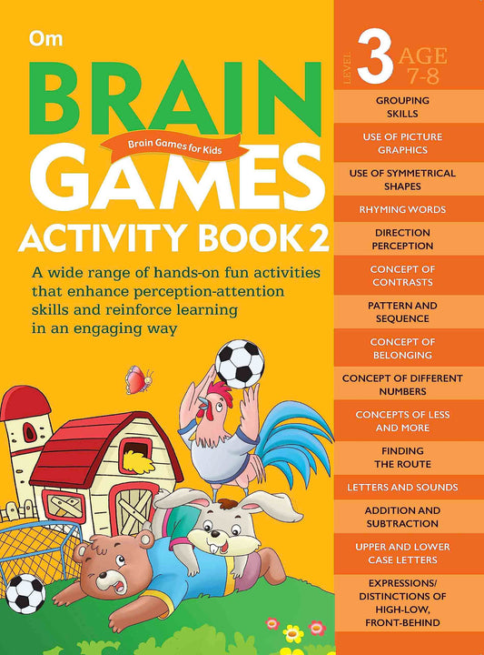 Brain Games Activity Books- 2 Level - 3 - Om Books 