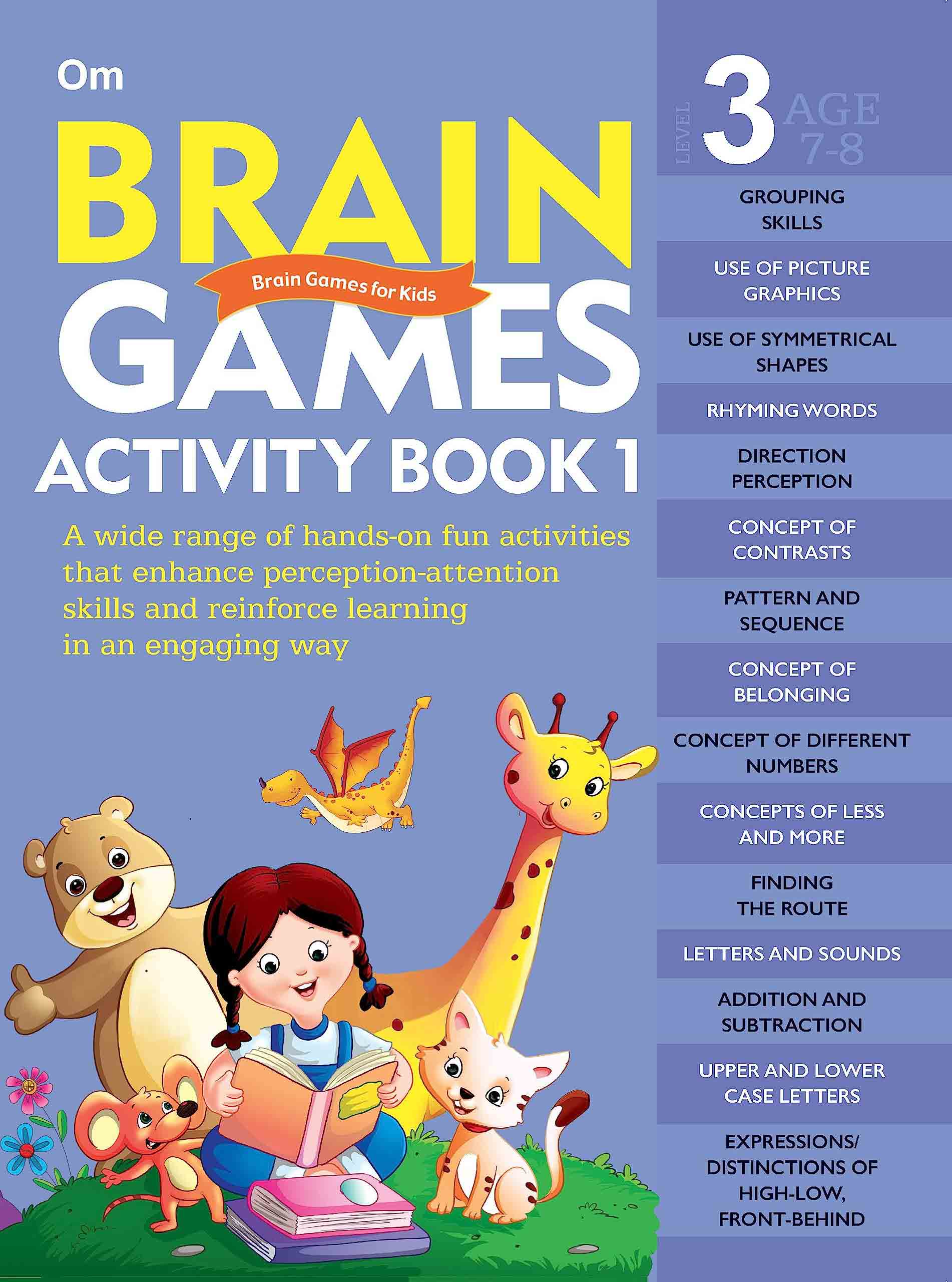 Brain Games Activity Books- 1 Level - 3 - Om Books 