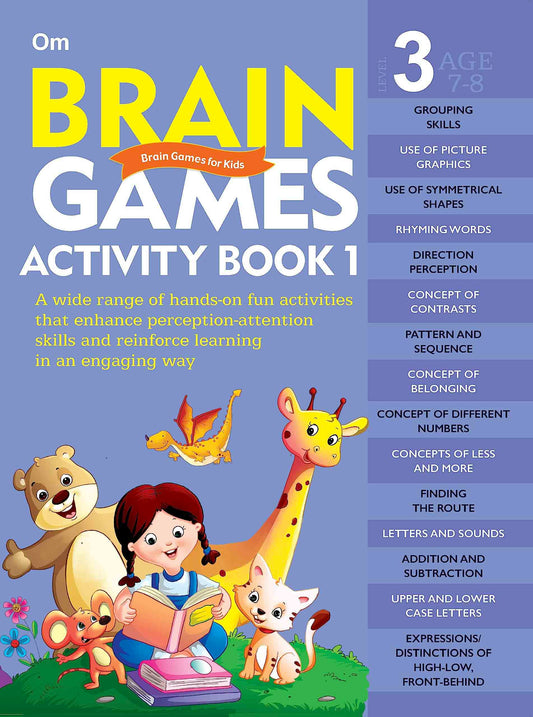 Brain Games Activity Books- 1 Level - 3 - Om Books 