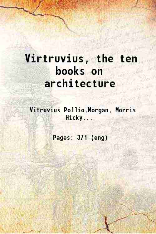 Virtruvius: the ten books on architecture - Gyan Books  Grab2Buy Gyan Books Grab2Buy