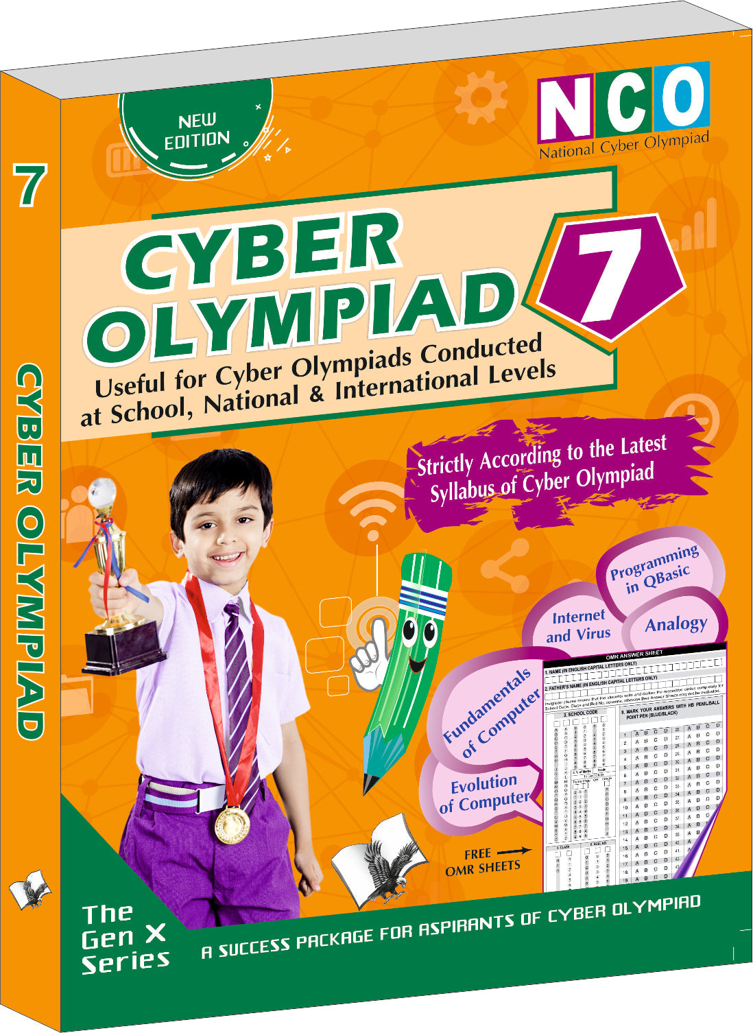 National Cyber Olympiad - Class 7(With OMR Sheets) by Atul Bharadwaj