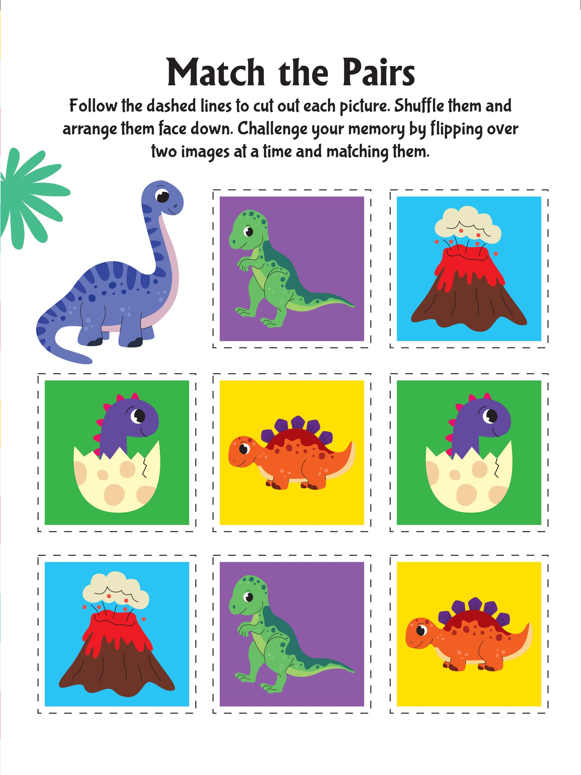 Dreamland Publications Daring Dino Scissors Skills Activity Book for Kids Age 4 - 7 years | With Child- Safe Scissors, Games and Mask
