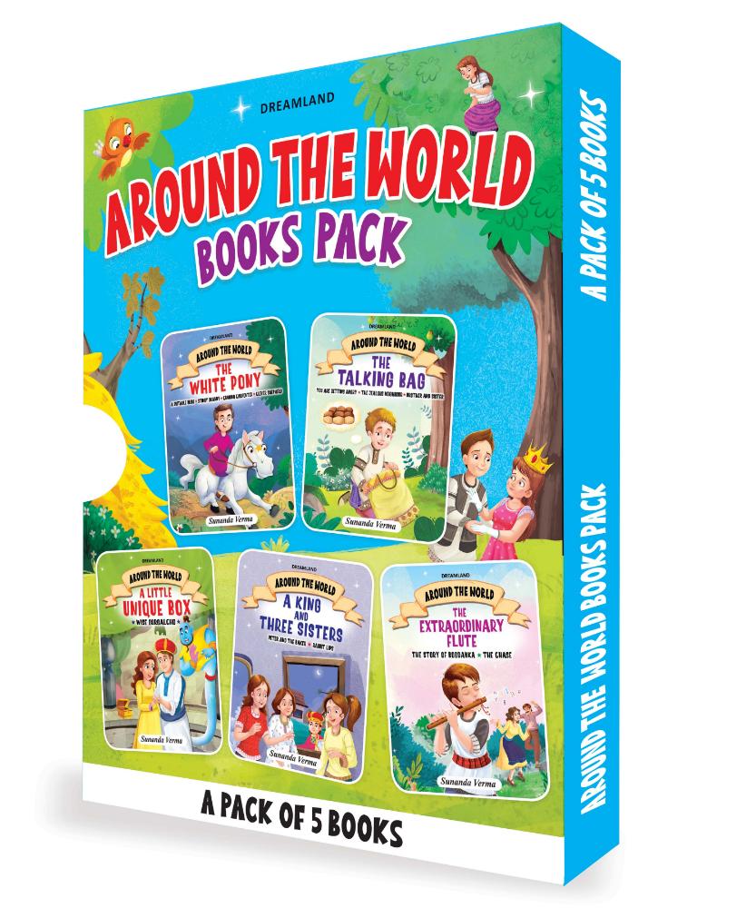 Dreamland Publications Around the World Stories Gift Pack - Around the World Stories for Children Age 4 - 7 Years