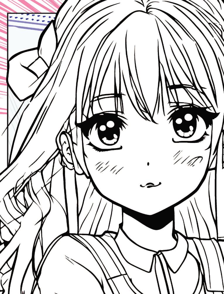 Dreamland Publications Colour Your Own Manga Book 3  With Free Manga Colouring Poster Age 4+
