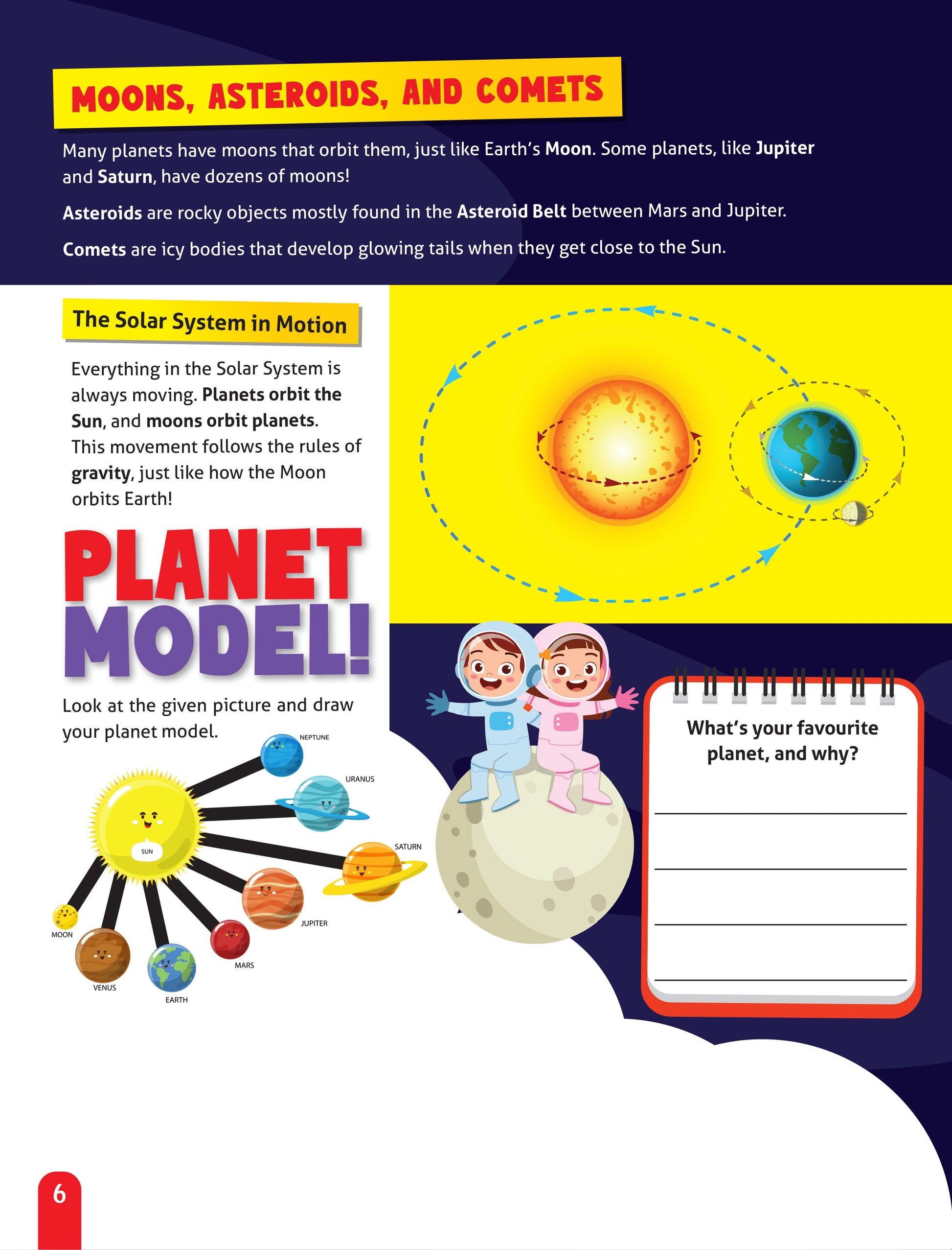 Dreamland Publications Junior Genius: Cosmic Wonders – A Fun-Filled Space Learning Book for Kids Age 7+ | Explore Planets, Stars, Rockets, and More Through Facts, Activities & Quizzes