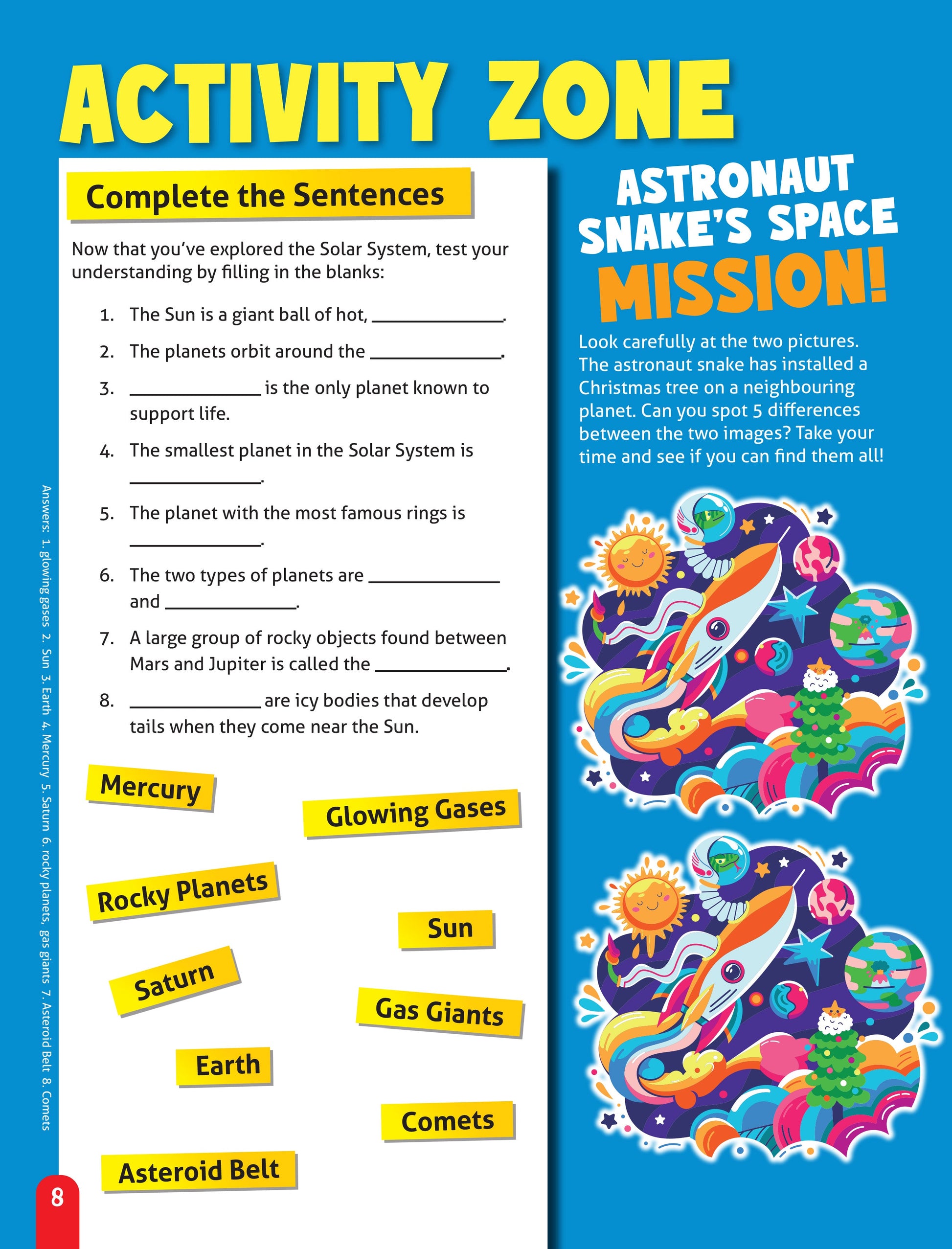 Dreamland Publications Junior Genius: Cosmic Wonders – A Fun-Filled Space Learning Book for Kids Age 7+ | Explore Planets, Stars, Rockets, and More Through Facts, Activities & Quizzes