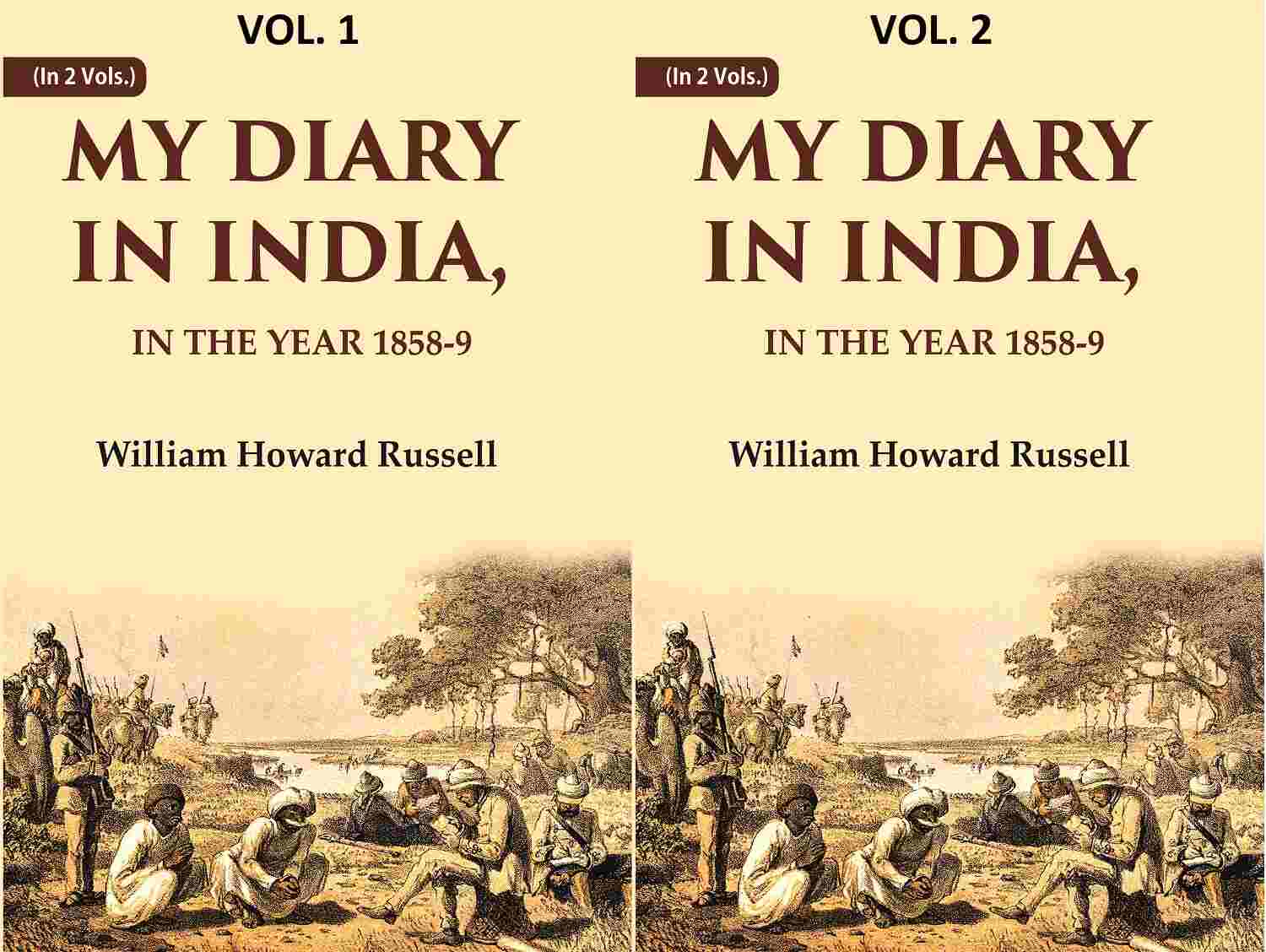 My diary in India: In the year 1858-9 2 Vols. Set - Gyan Books 