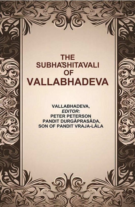 The Subhâshitâvali of Vallabhadeva - Gyan Books 