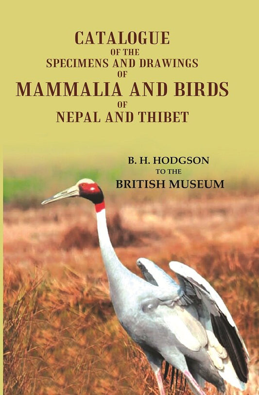 Catalogue of the Specimens and Drawings of Mammalia and Birds of Nepal and Thibet - Gyan Books 