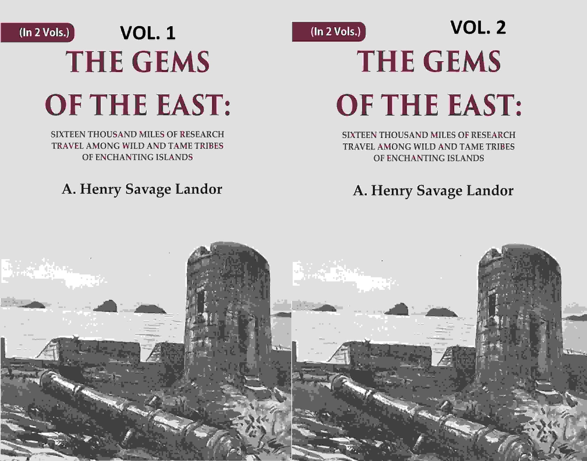 The Gems of the East: Sixteen Thousand miles of research Travel among wild and Tame Tribes of Enchanting Islands 2 Vols. set - Gyan Books 